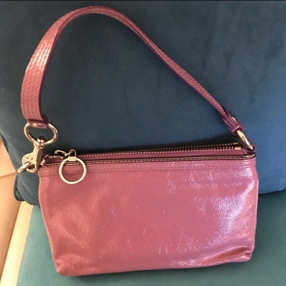 Coach Glam Ski Bunny Blue Tote matching Wrislet - Picture 6 of 8